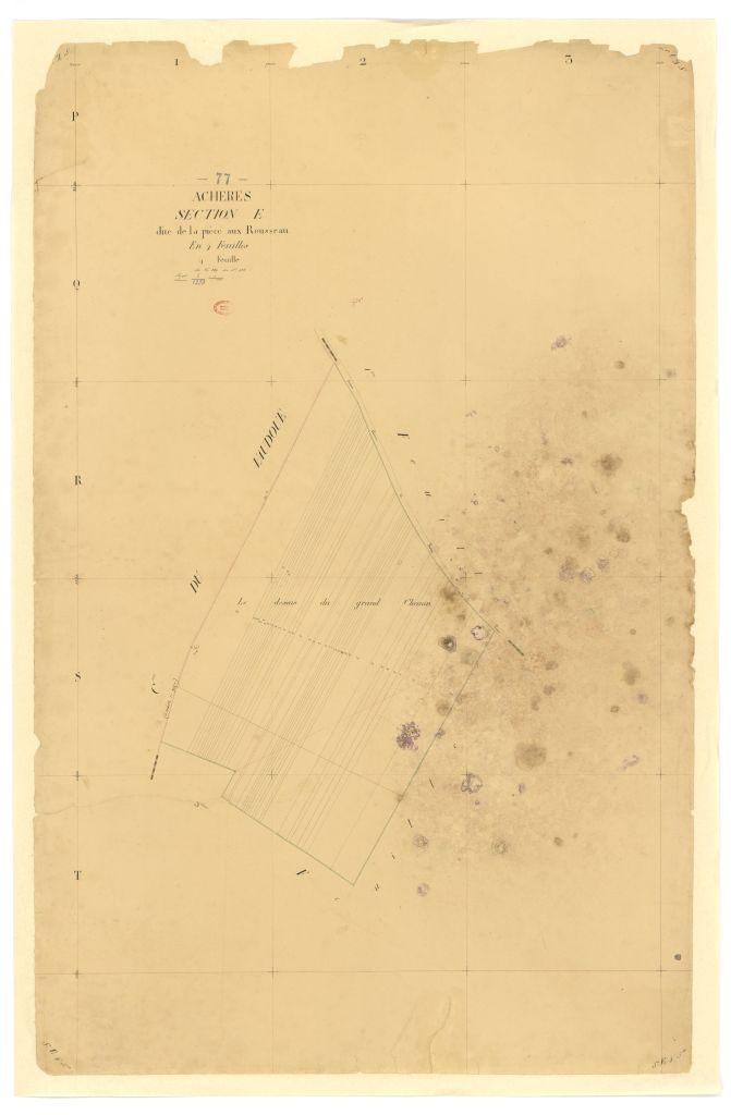 Section E dite de la Pi�ce-aux-Rousseaux, en 4 feuilles, 4eme feuille