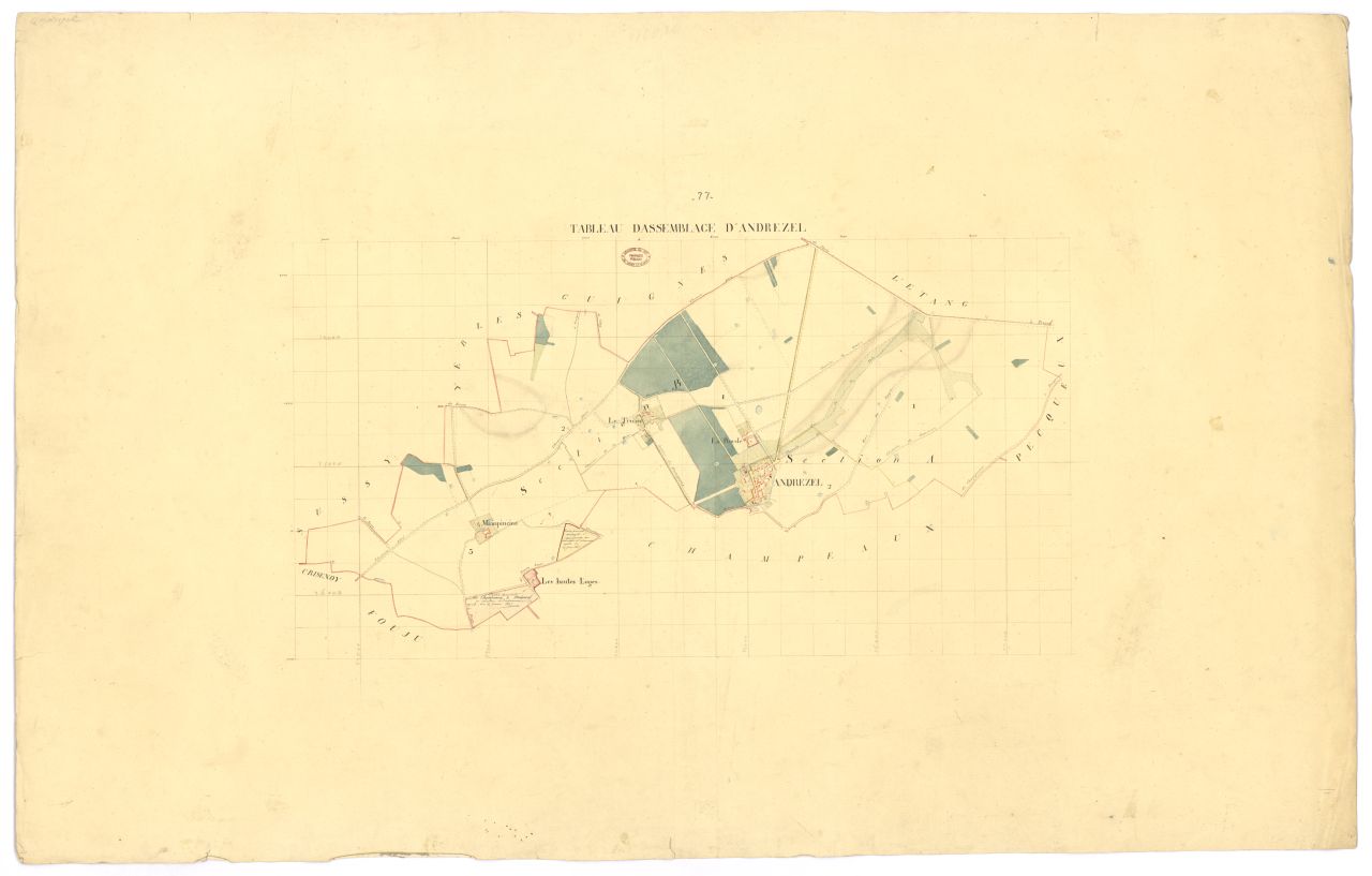 Tableau d'assemblage, 2 sections