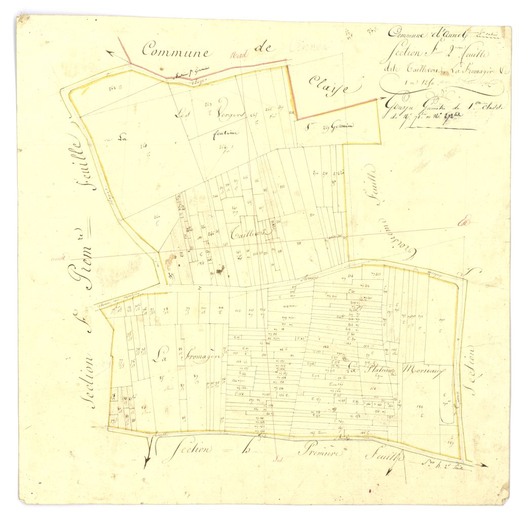 minute, section F, 2eme feuille