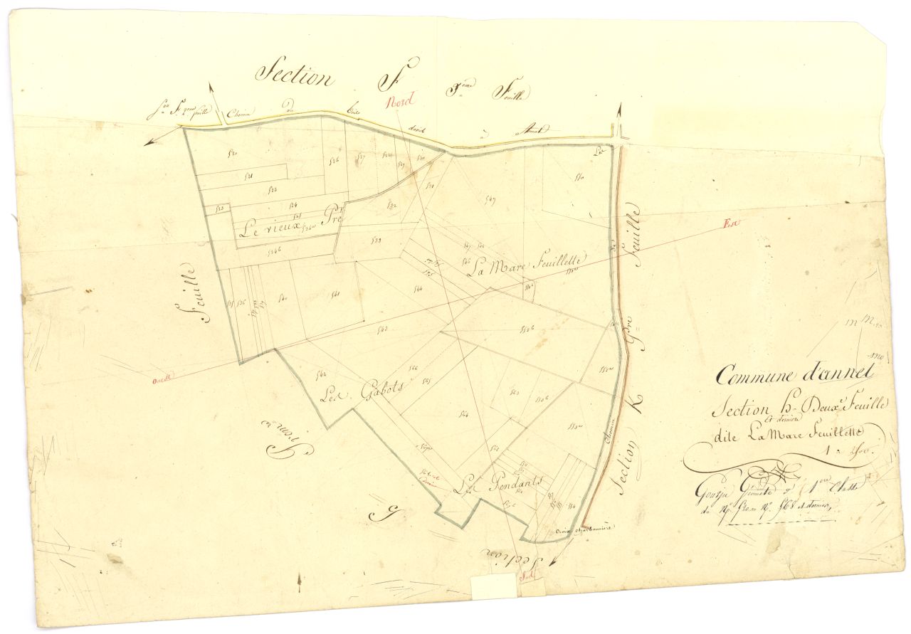 minute, section H, 2eme feuille