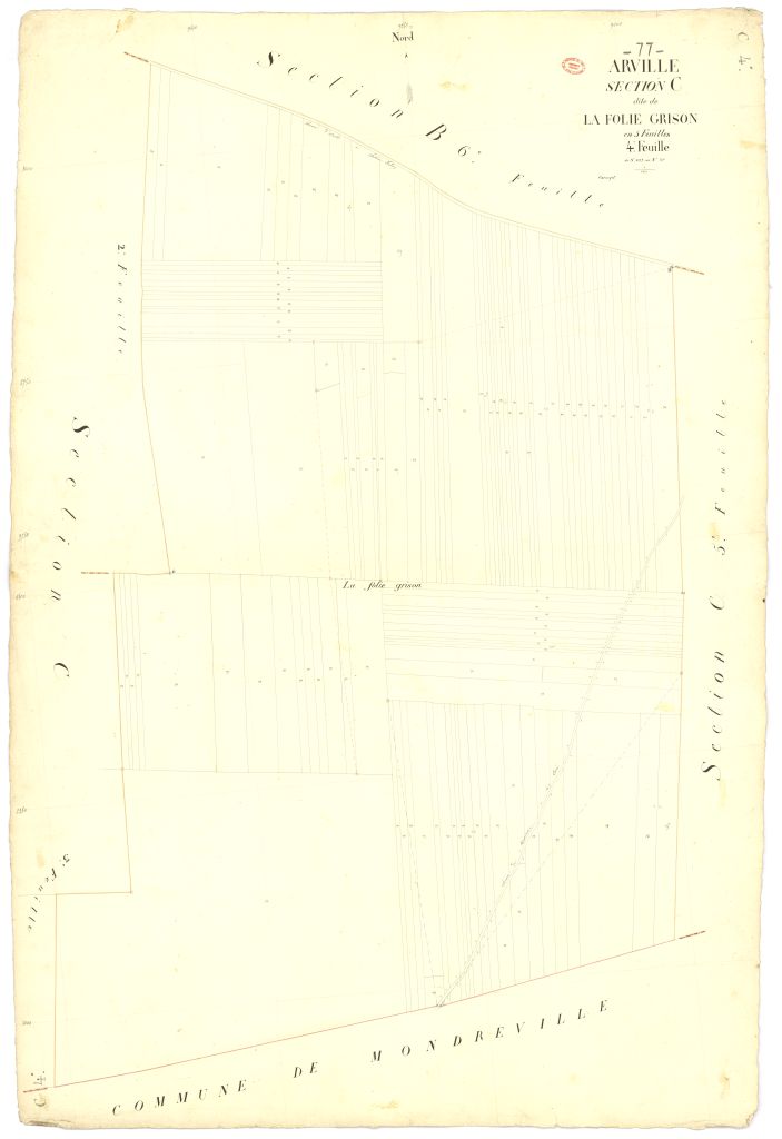 Section C dite de la Folie-Grison, en 5 feuilles, 4eme feuille