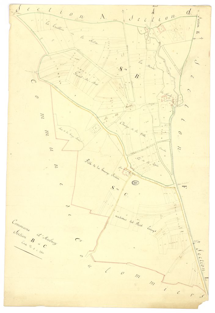 copie, section B et C