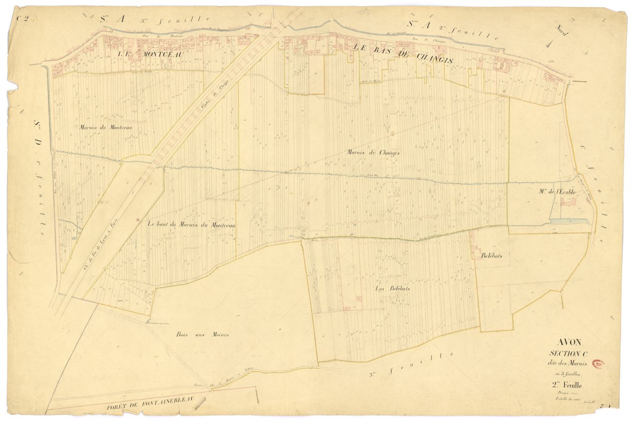 Section C dite des Marais, en 3 feuilles, 2eme feuille