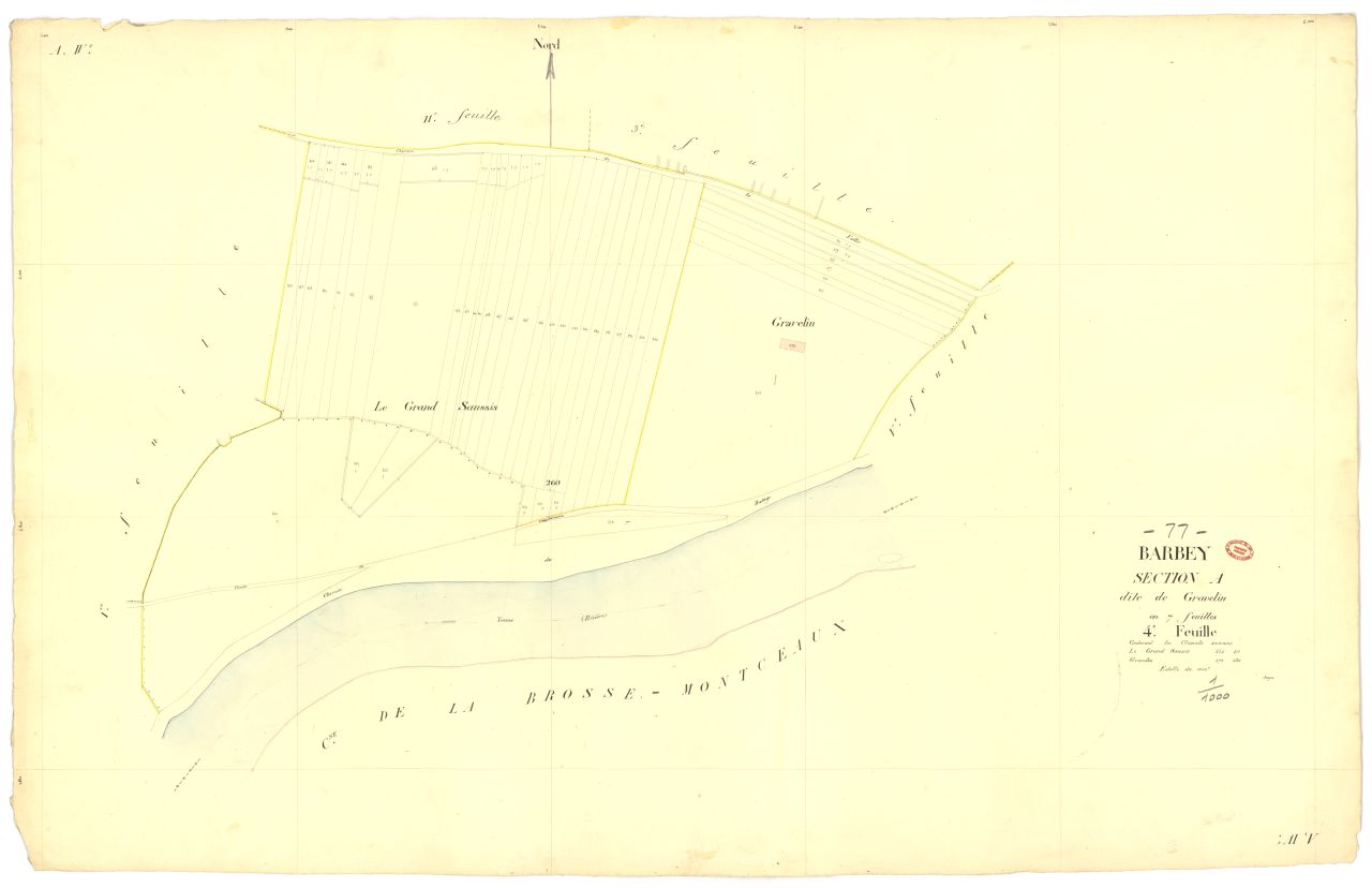Section A dite de Gravelin, en 7 feuilles, 4eme feuille