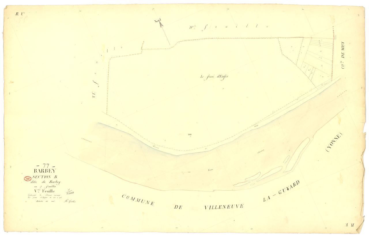 Section B dite de Barbey, en 7 feuilles, 5eme feuille