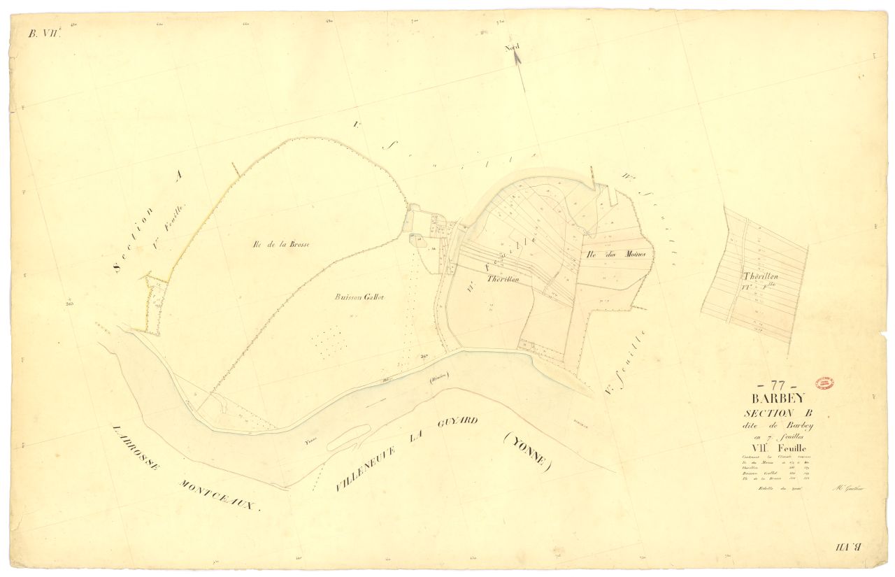 Section B dite de Barbey, en 7 feuilles, 7eme feuille