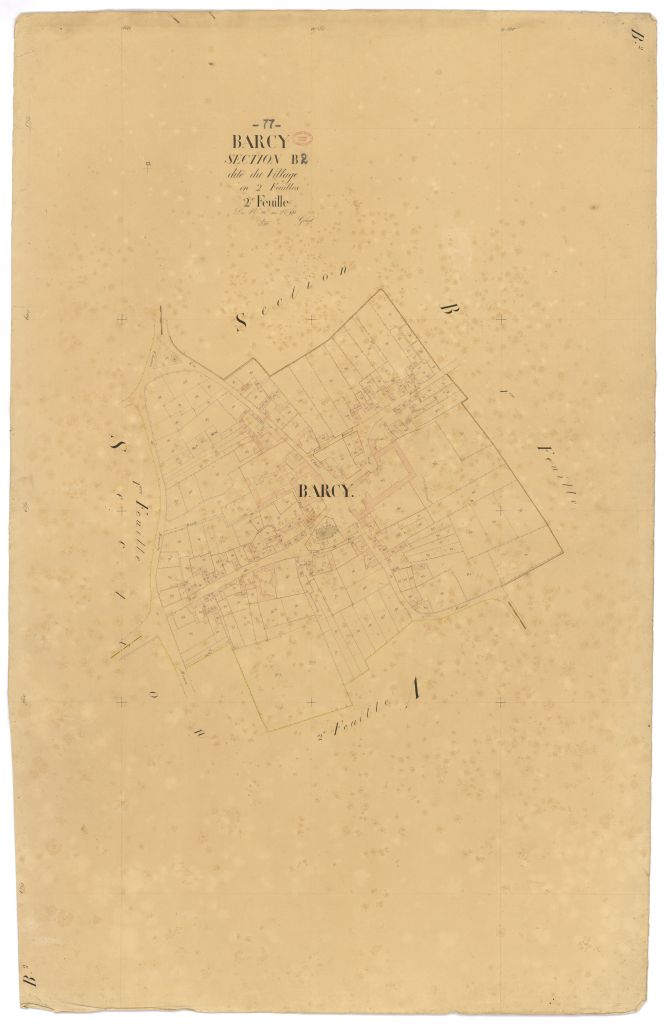 Section B dite du Village, en 2 feuilles, 2eme feuille