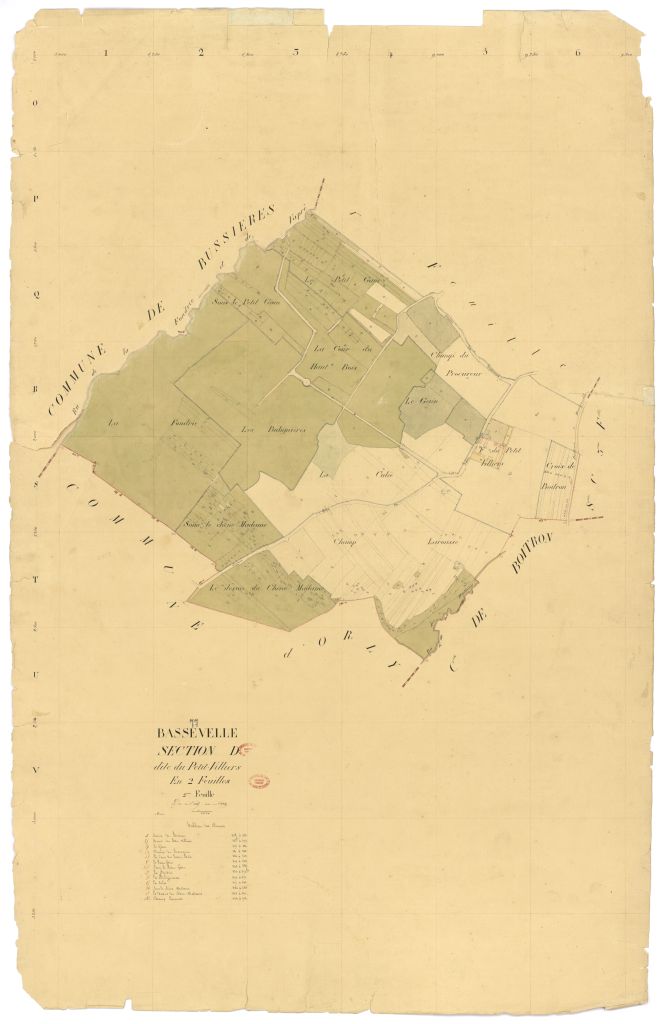 Section D dite du Petit-Villiers, en 2 feuilles, 2eme feuille