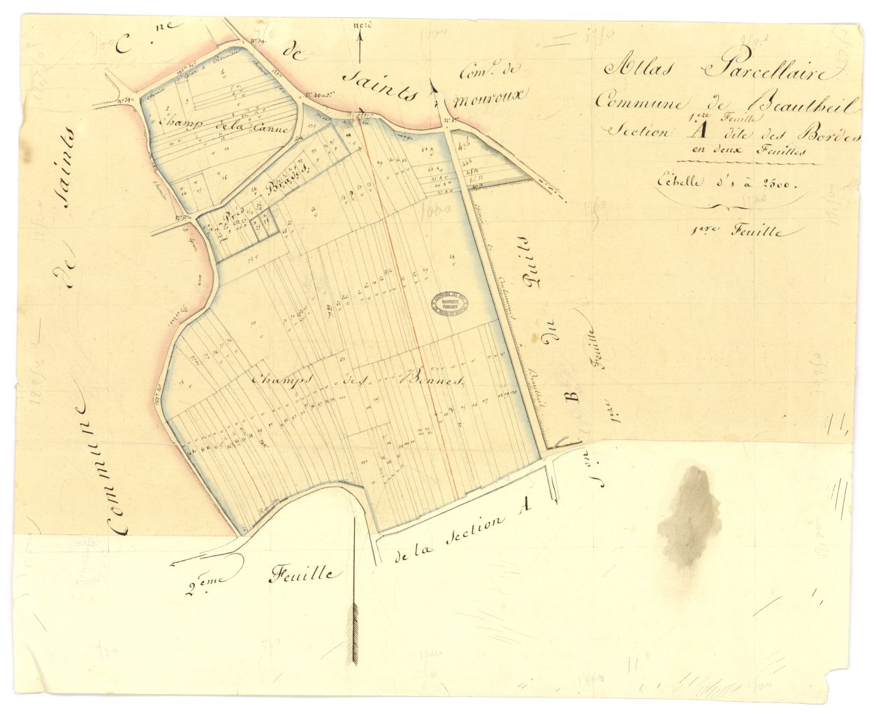 minute, section A, 1ere feuille