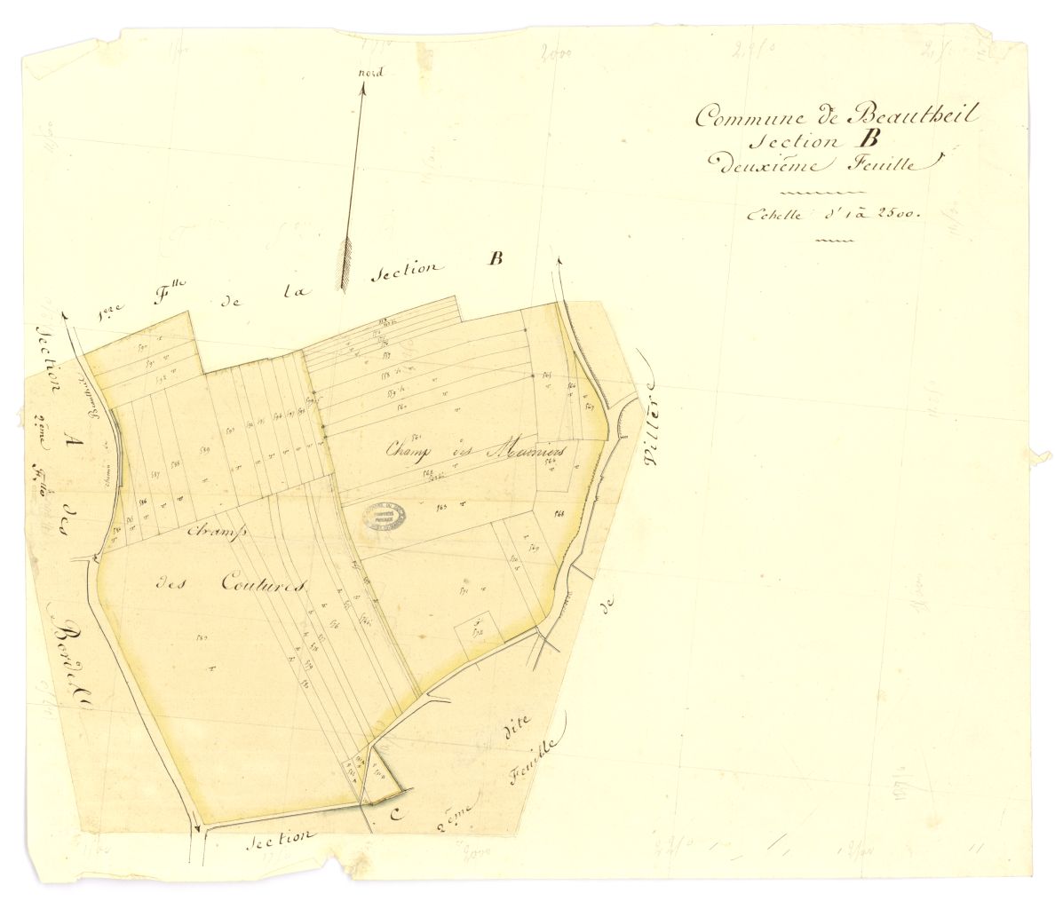 minute, section B, 2eme feuille