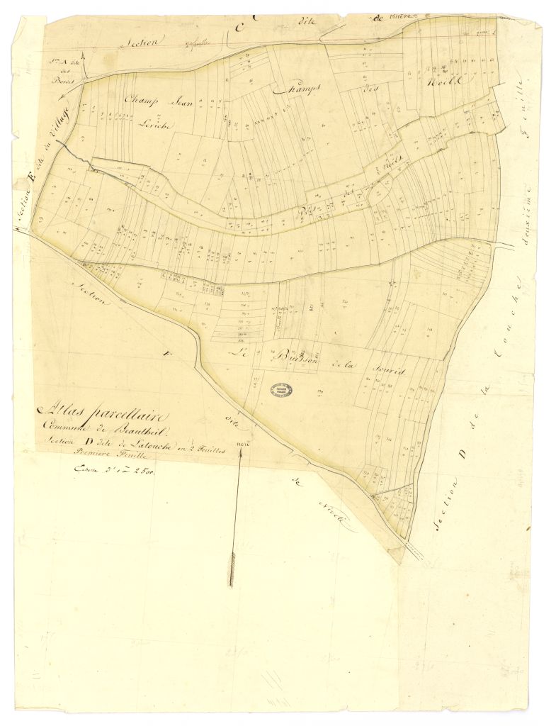 minute, section D, 1ere feuille