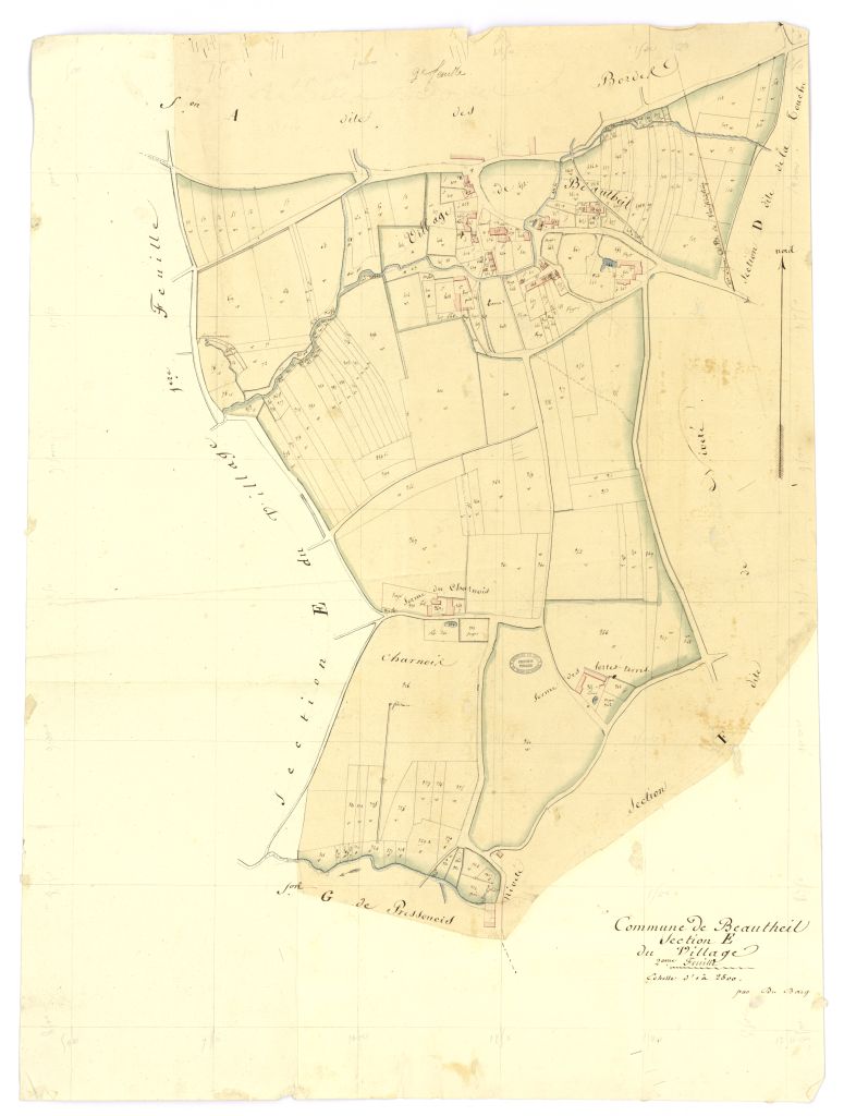 minute, section E, 2eme feuille