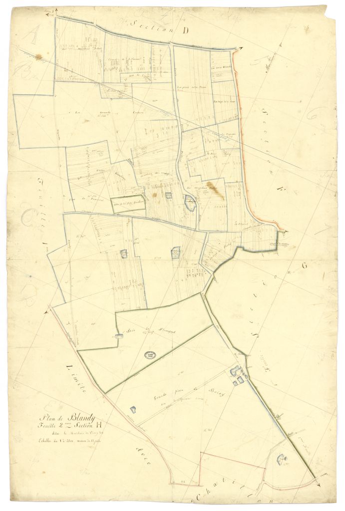 minute, section H, 2eme feuille