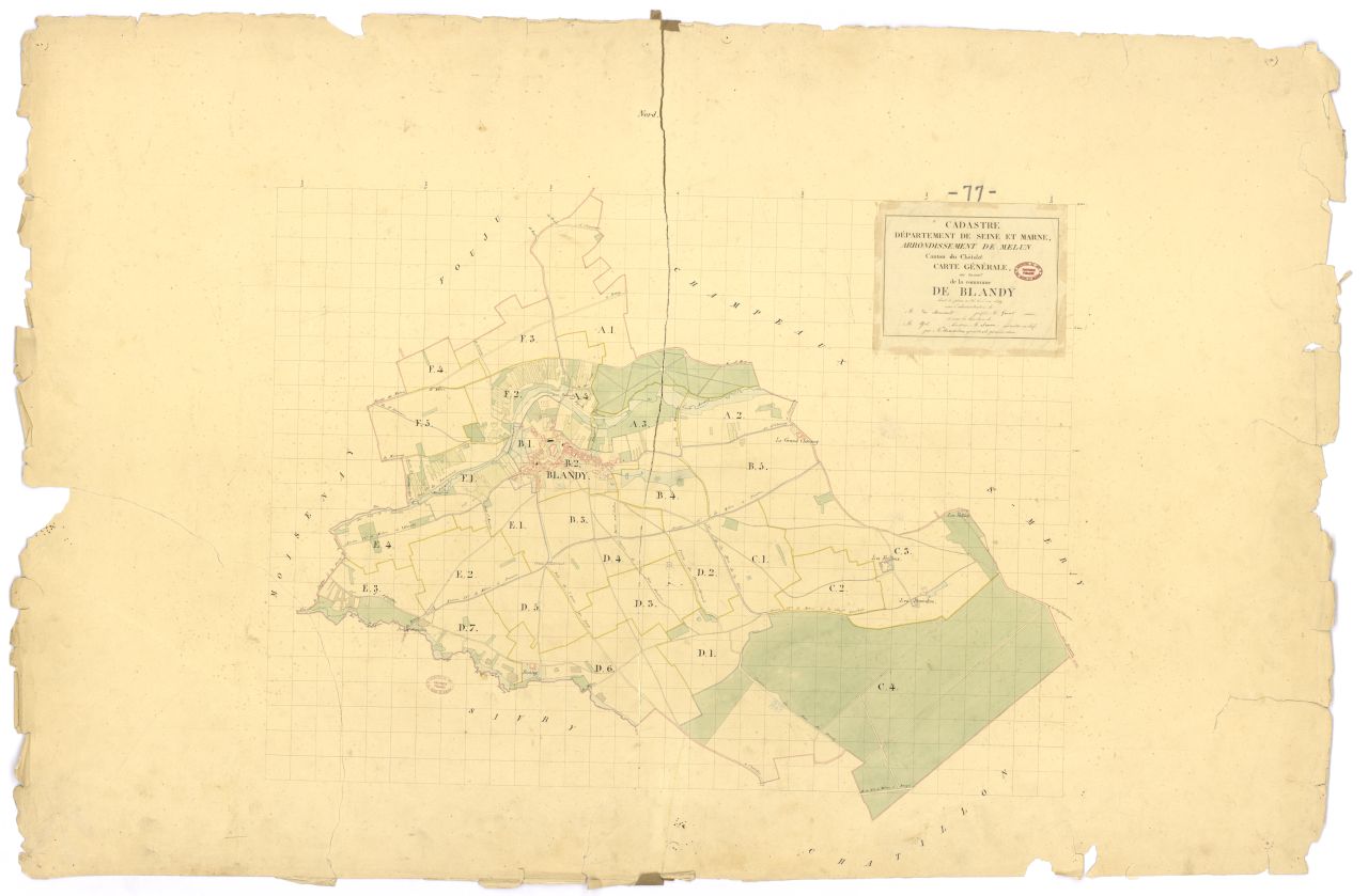 Tableau d'assemblage, 6 sections