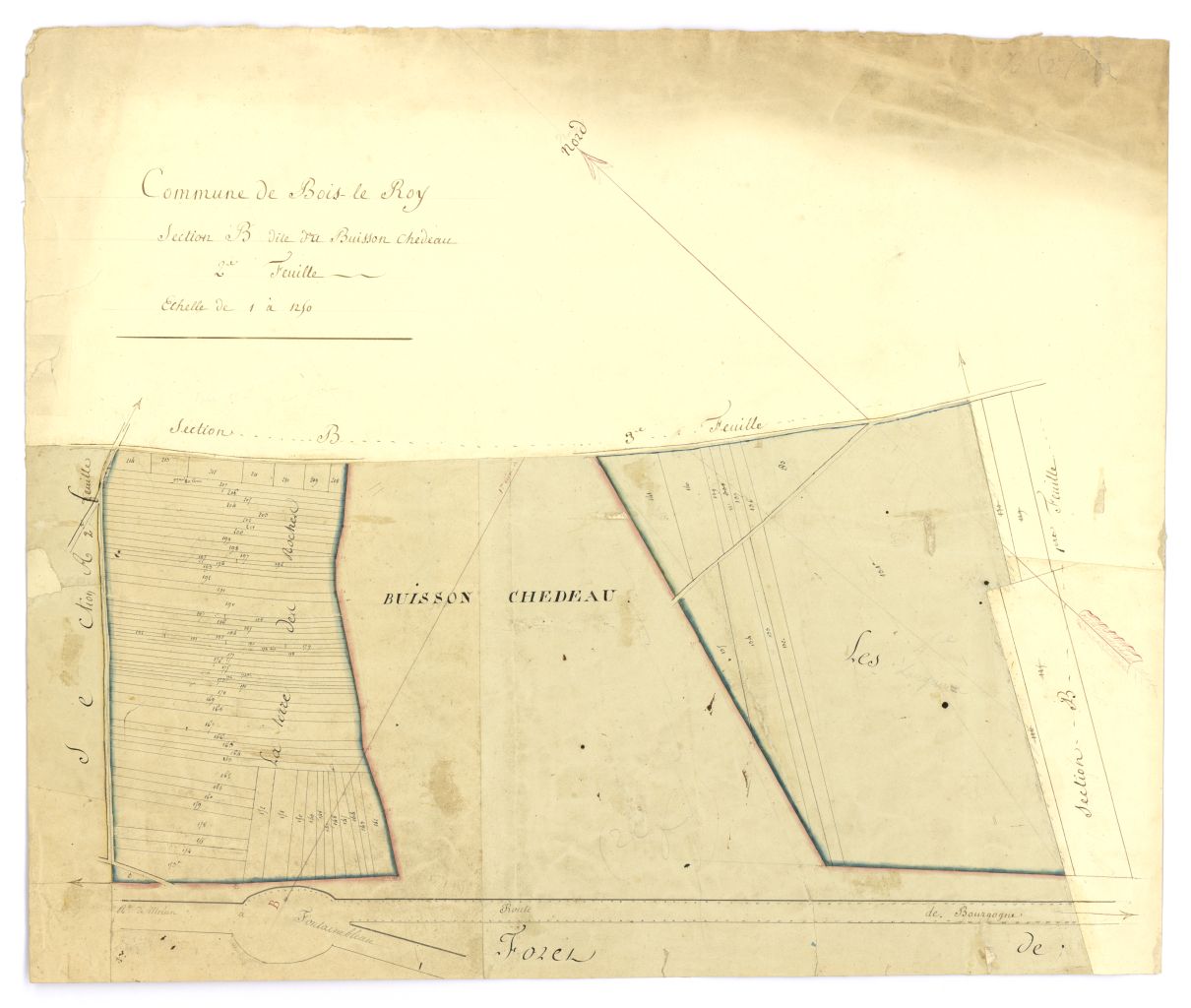 minute, section B, 2eme feuille
