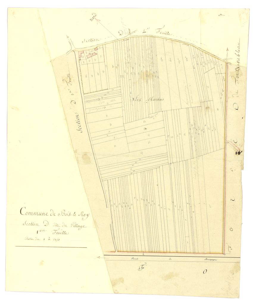 minute, section D, 1ere feuille
