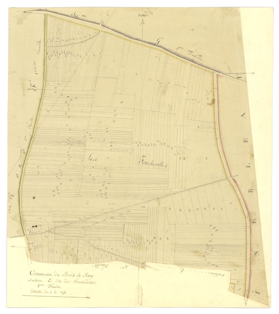 minute, section E, 1ere feuille