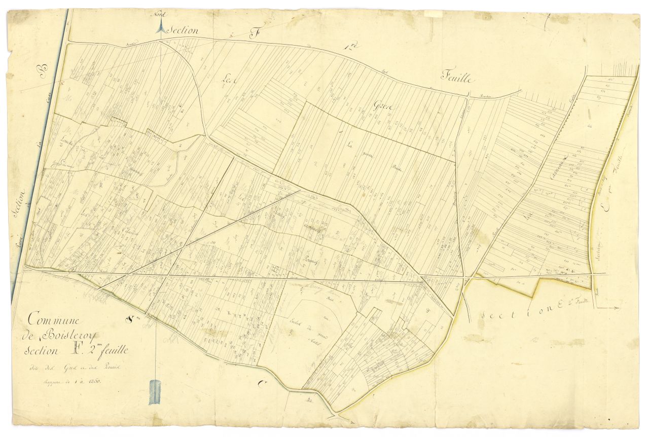 minute, section F, 2eme feuille