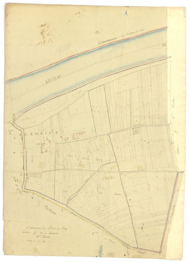 minute, section G, 1ere feuille