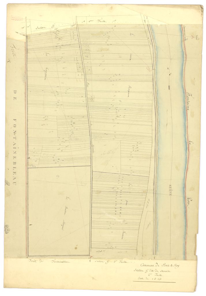 minute, section G, 2eme feuille