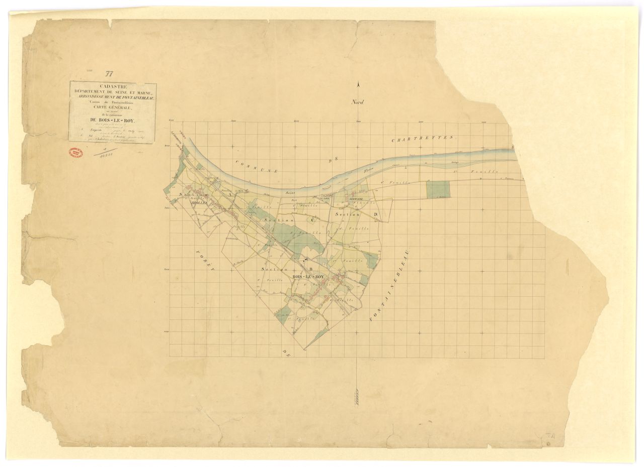 Tableau d'assemblage, 4 sections