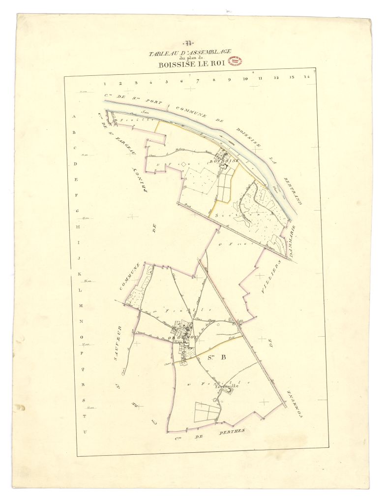 Tableau d'assemblage, 2 sections
