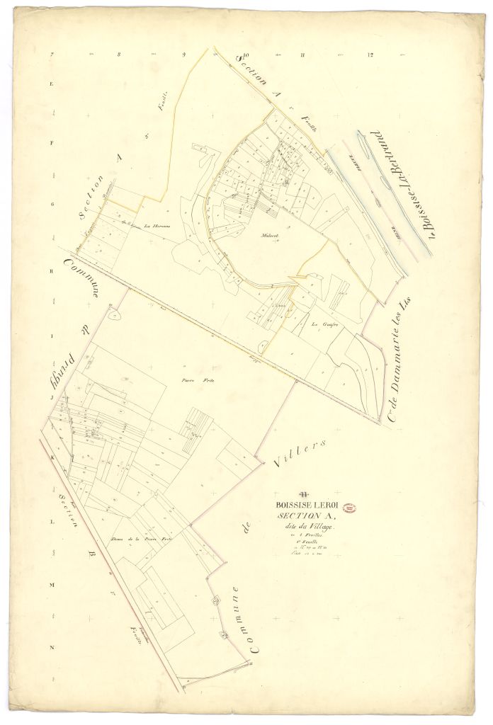 Section A dite du Village, en 5 feuilles, 4eme feuille
