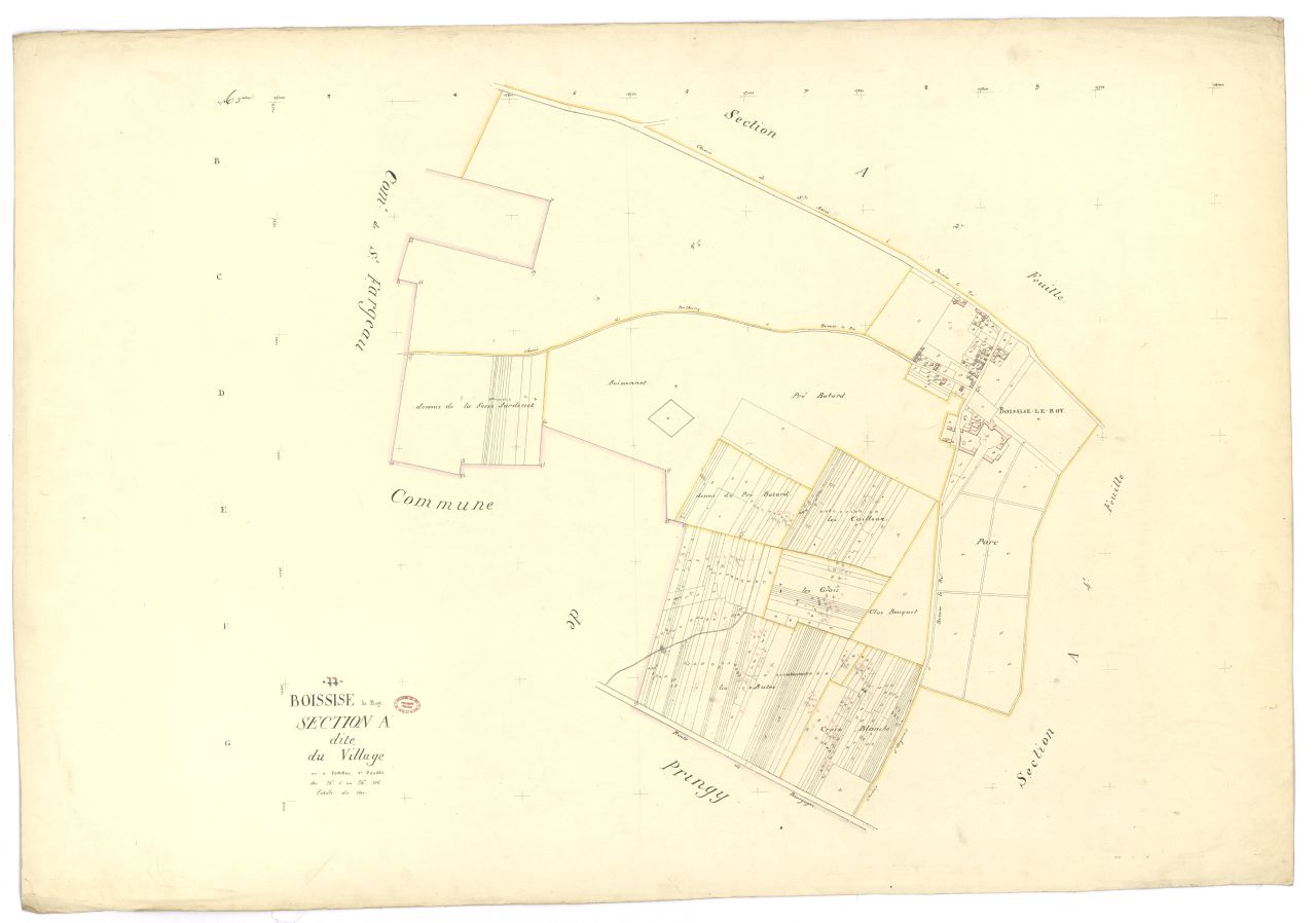 Section A dite du Village, en 5 feuilles, 5eme feuille