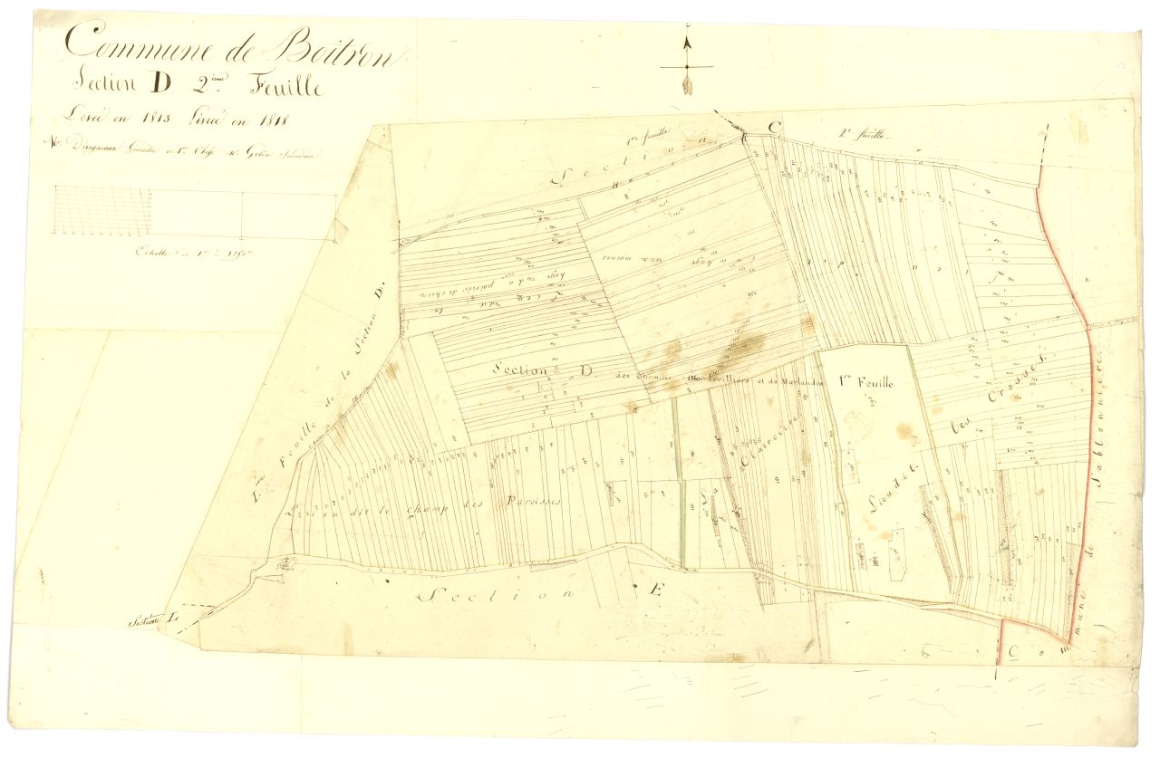 minute, section D, 2eme feuille