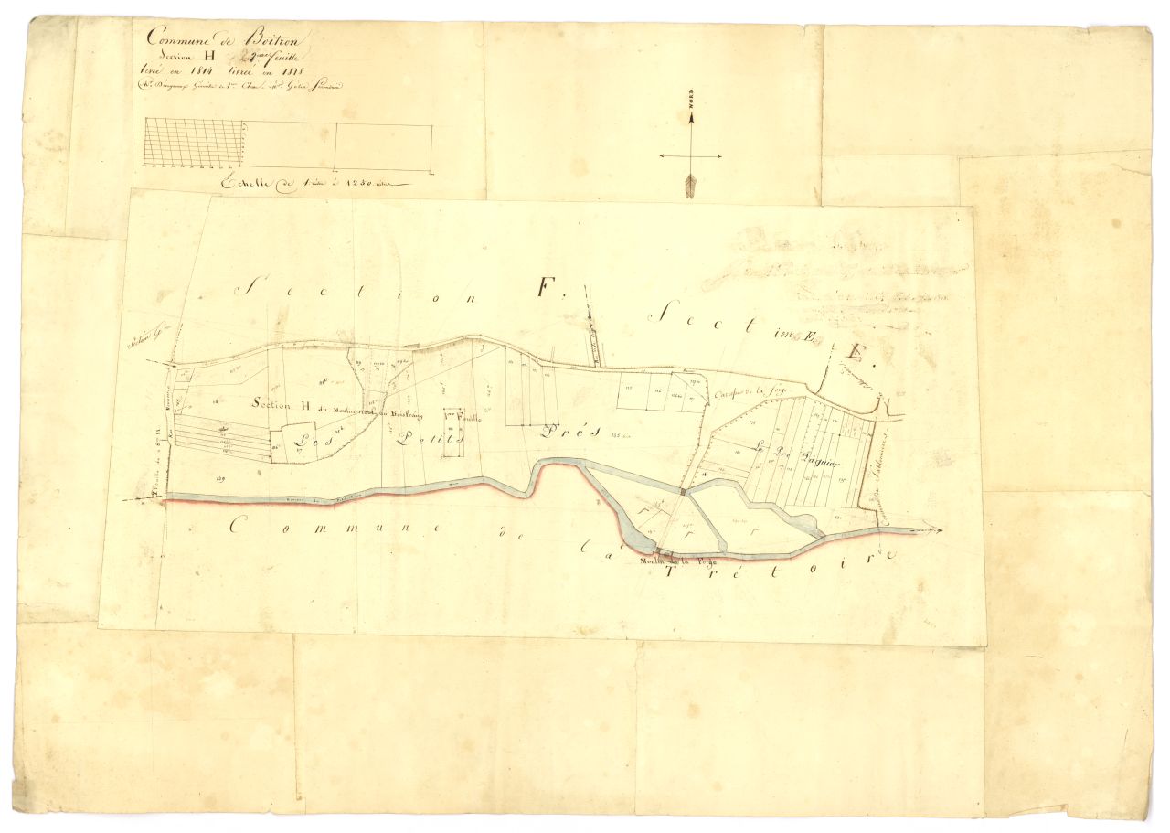 minute, section H, 2eme feuille