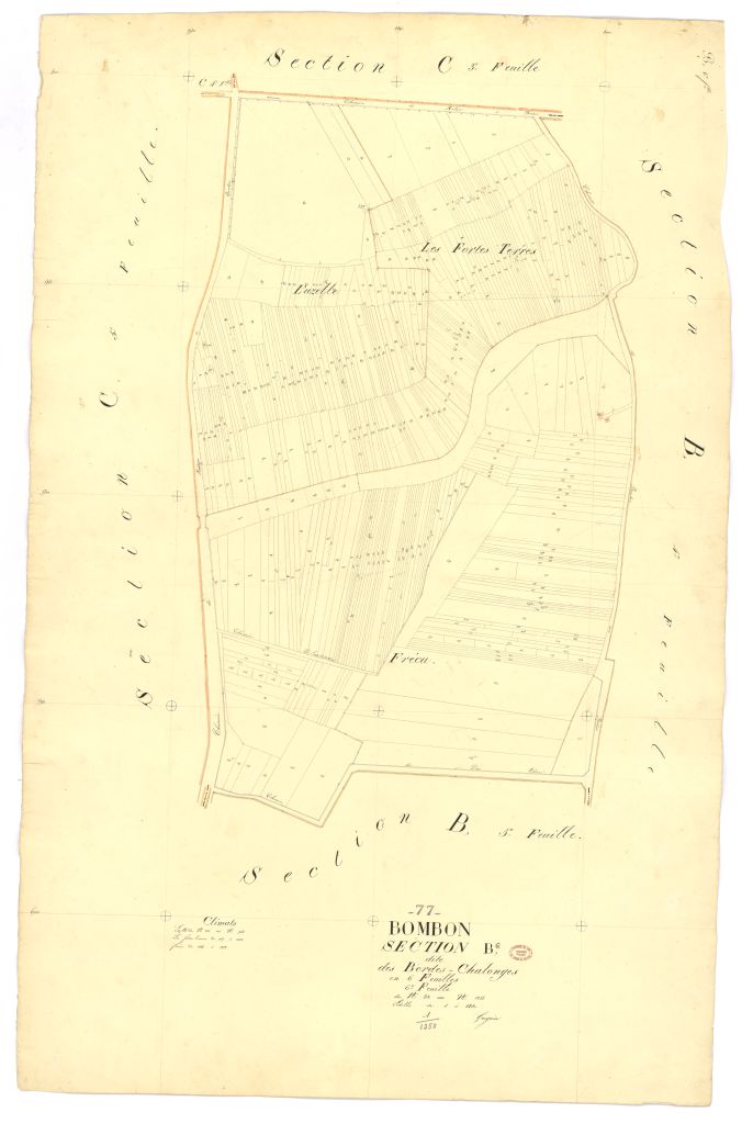 Section B dite des Bordes-Chalonges, en 6 feuilles, 6eme feuille