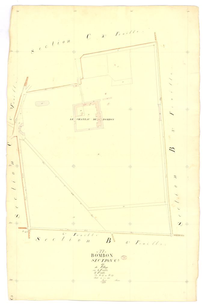 Section C dite du Village, en 6 feuilles, 3eme feuille
