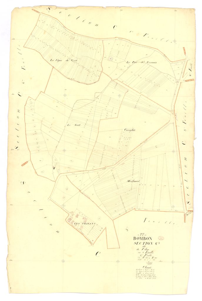 Section C dite du Village, en 6 feuilles, 4eme feuille
