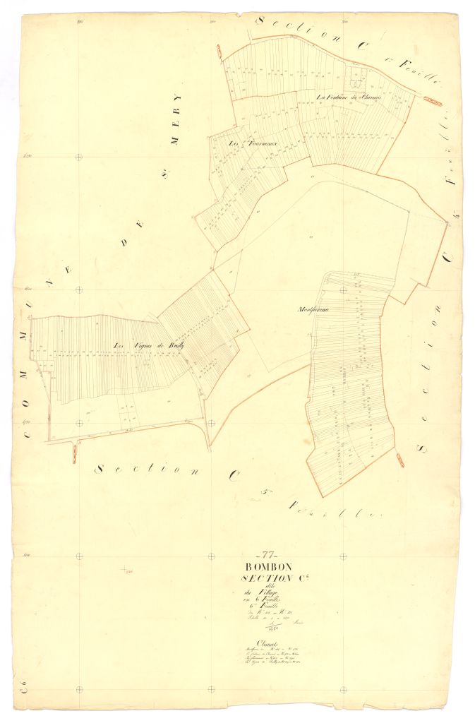 Section C dite du Village, en 6 feuilles, 6eme feuille