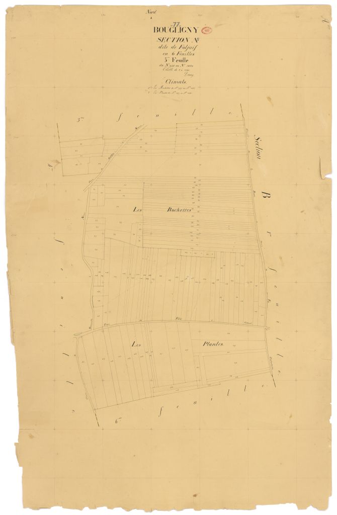 Section A dite de Foljuif, en 6 feuilles, 5eme feuille