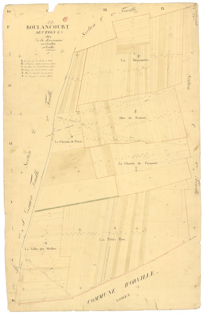 Section C dite de Maronniere, en 6 feuilles, 5eme feuille