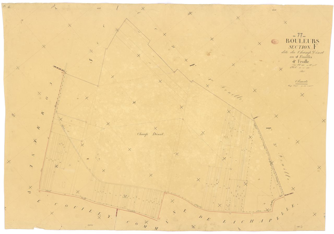 Section F dite du Champ-Desert, en 4 feuilles, 4eme feuille