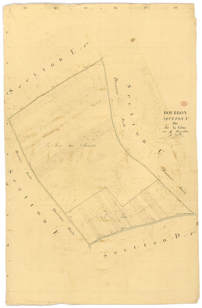 Section C dite de la C�te, en 4 feuilles, 4eme feuille
