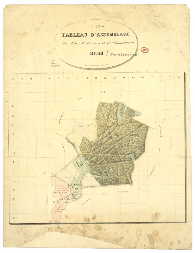 Tableau d'assemblage, 3 sections