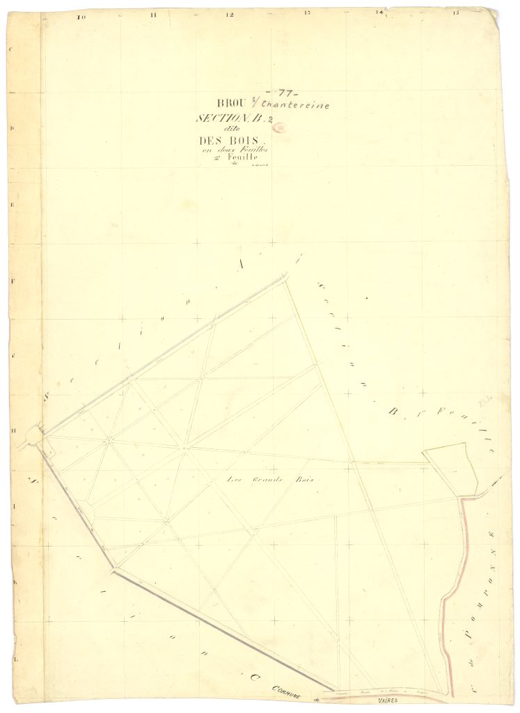 Section B dite des Bois, en 2 feuilles, 2eme feuille