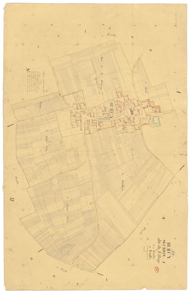 Section A dite du Village, en 2 feuilles, 2eme feuille