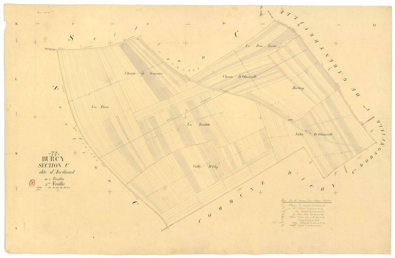 Section C dite d'Avrilmont, en 3 feuilles, 2eme feuille