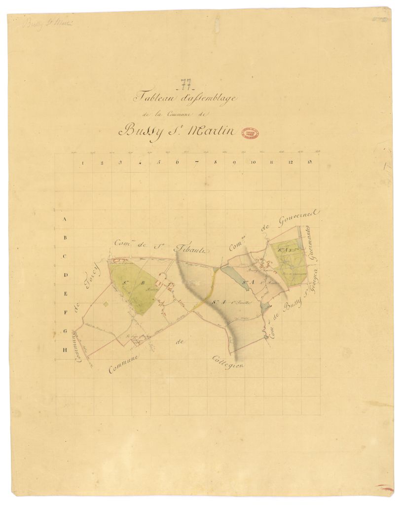 Tableau d'assemblage, 2 sections