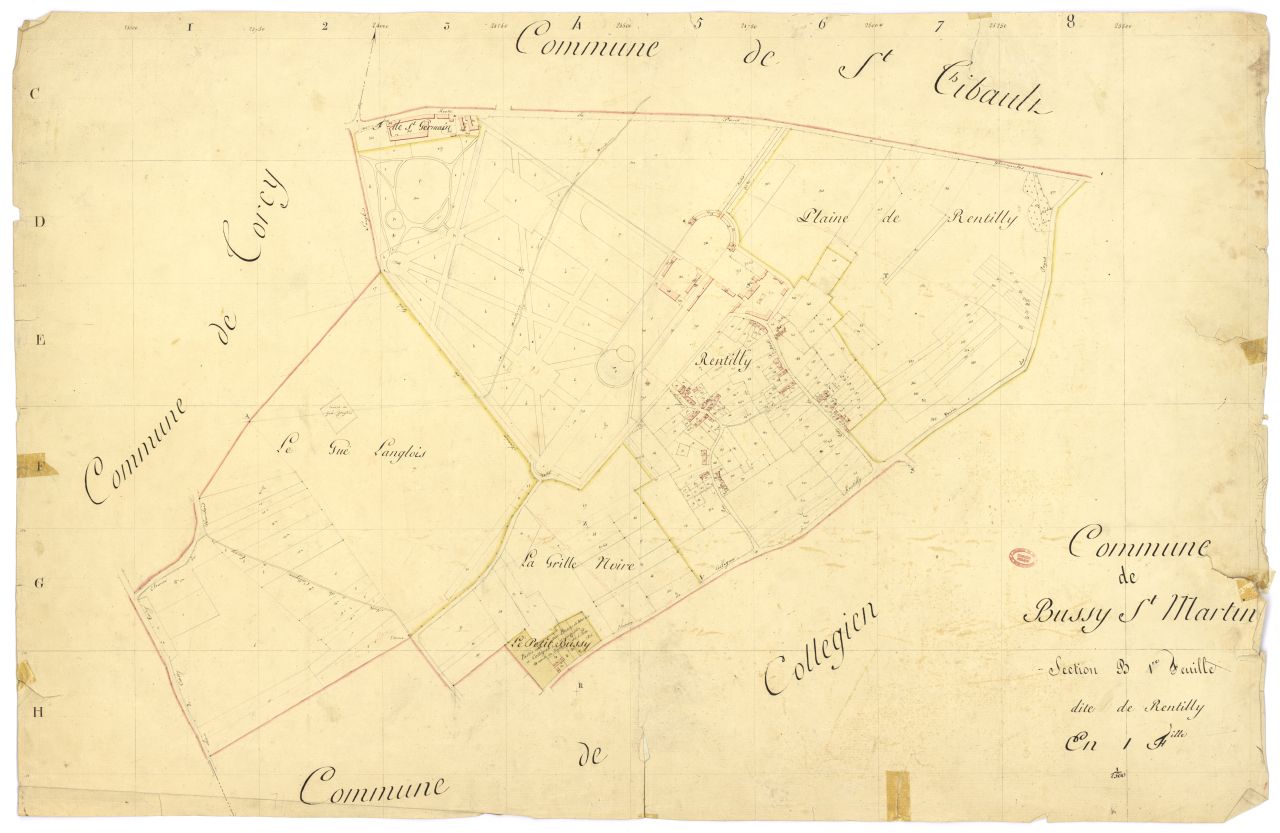 Section B dite de Rentilly, feuille unique