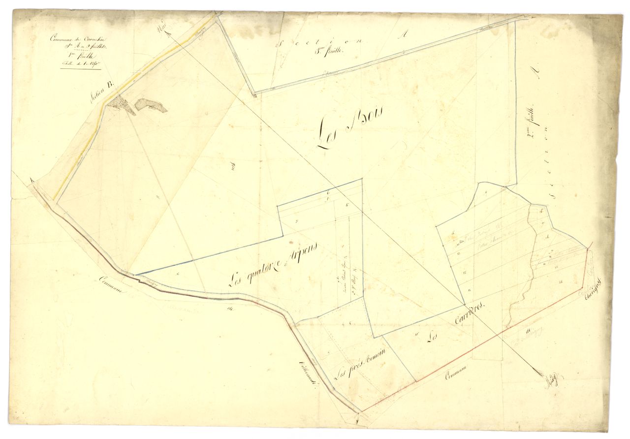 minute, section A, 1ere feuille