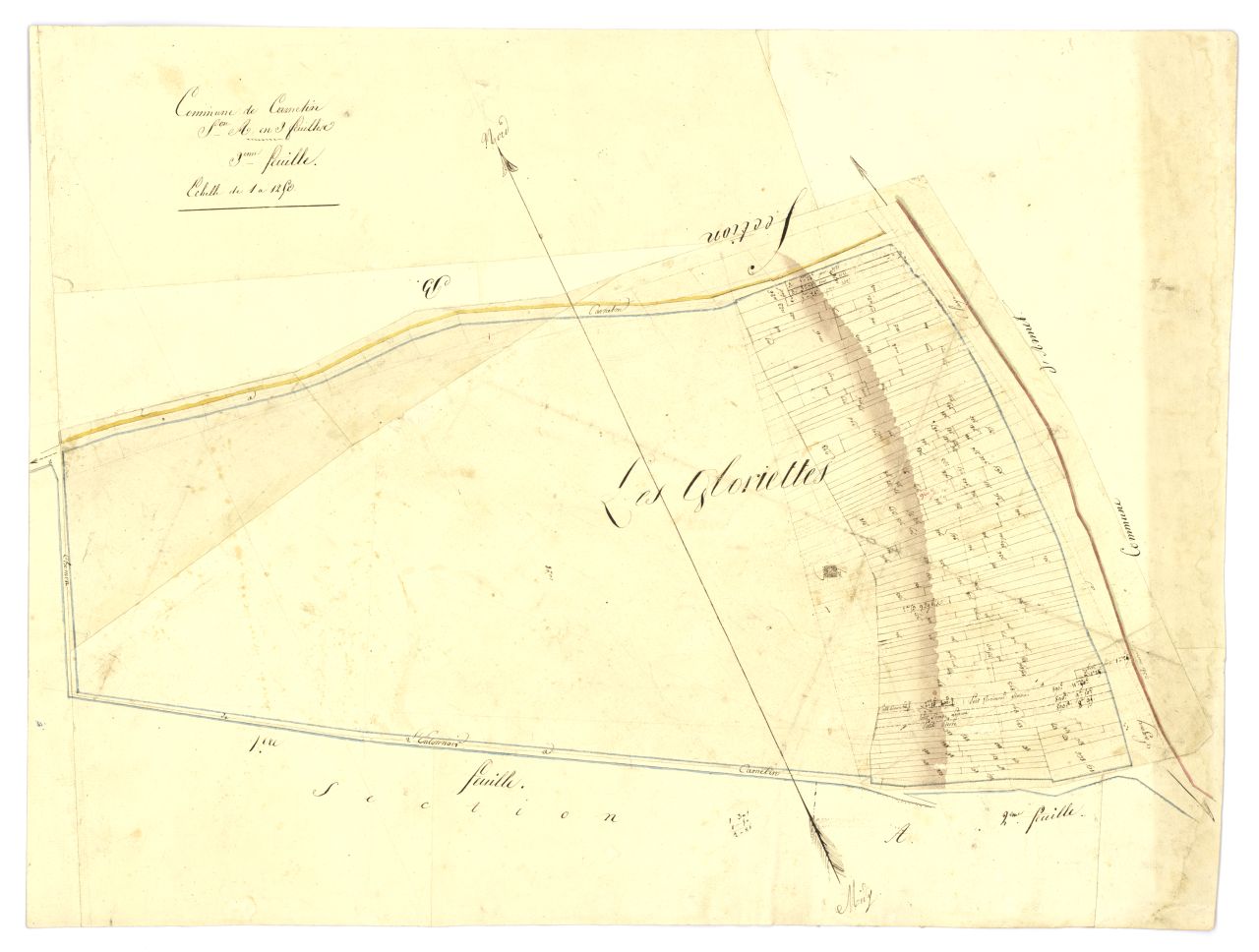 minute, section A, 3eme feuille