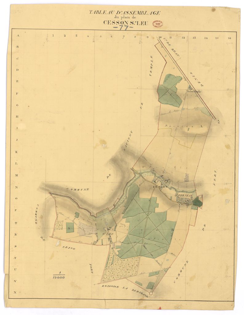 Tableau d'assemblage, 2 sections