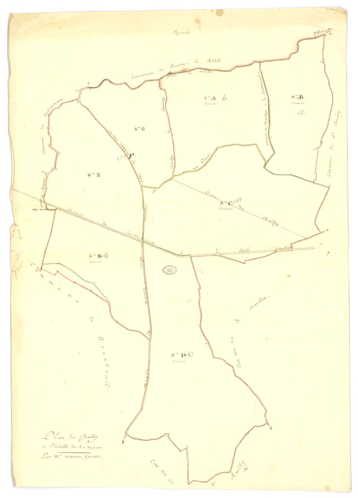 Plan des limites de la commune