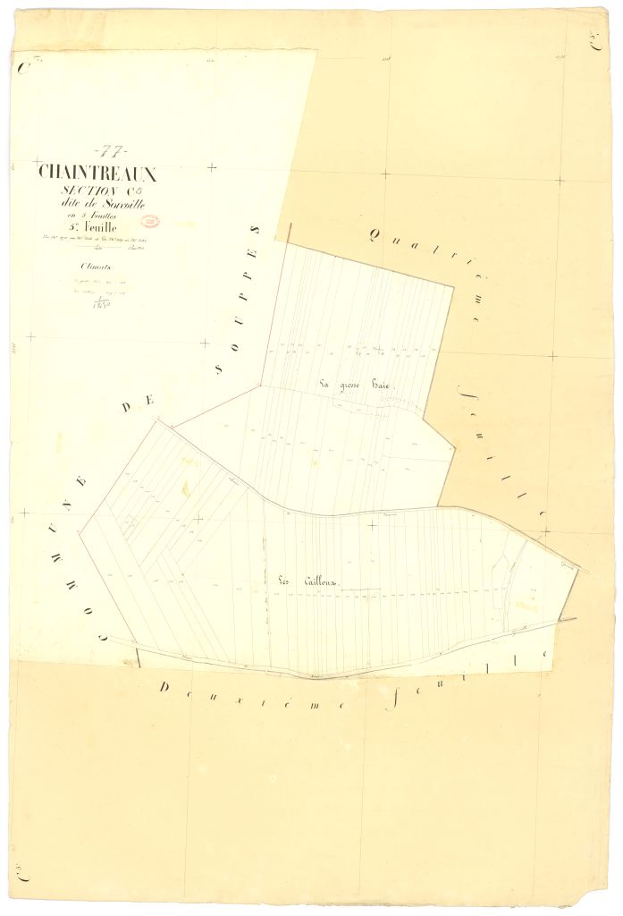Section C dite de Sonville, en 5 feuilles, 5eme feuille