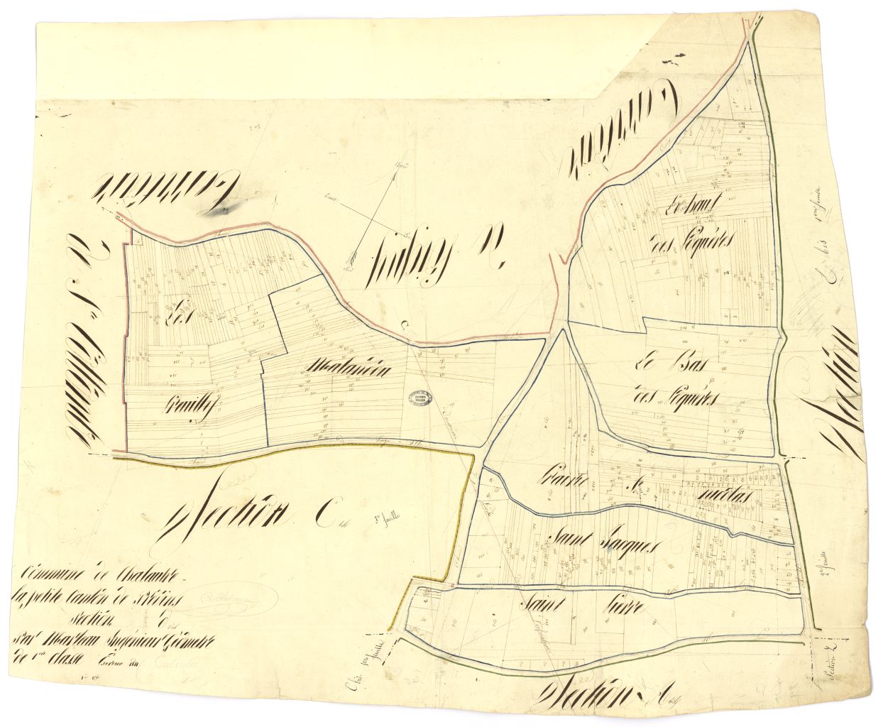 minute, section D, 2eme feuille